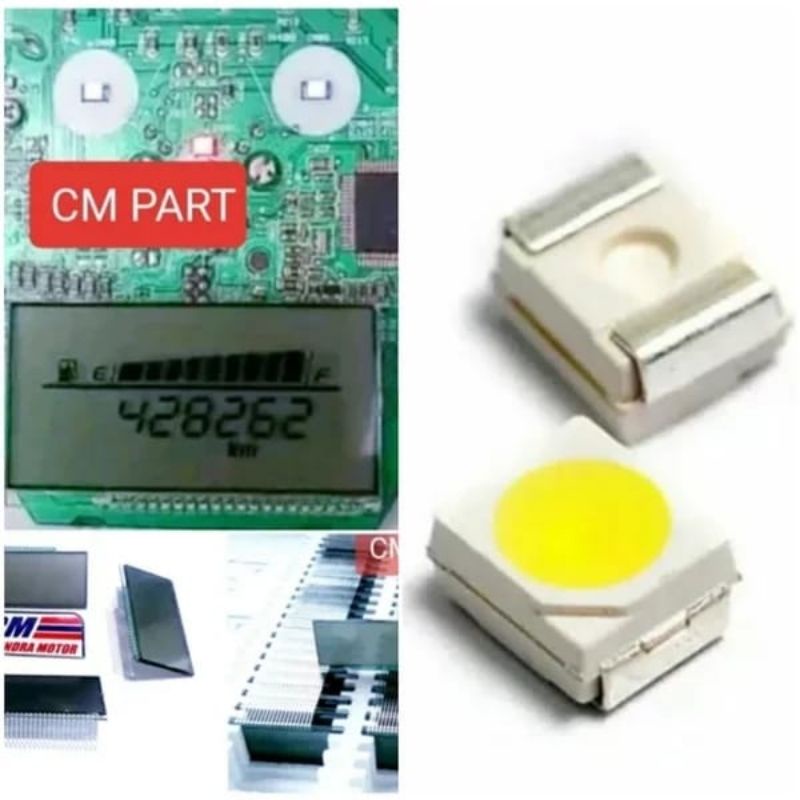 LCD spidometer speedometer old vario 125 fi lama 2012-2014 BONUS lampu LED spidometer 4pcs