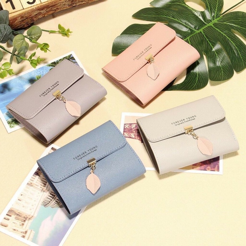 dompet lipat wanita import A18