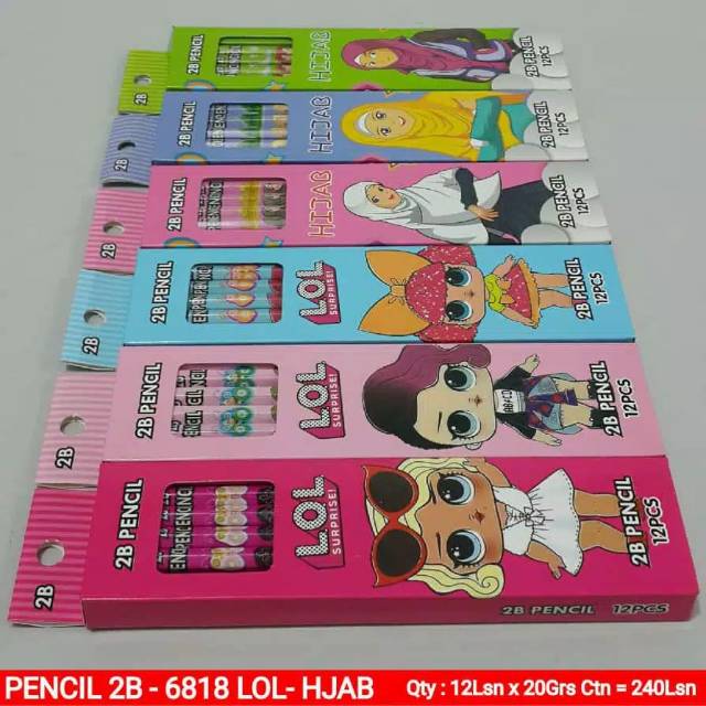 PENSIL / PENCIL KAYU DISNEY ISI 12 PCS