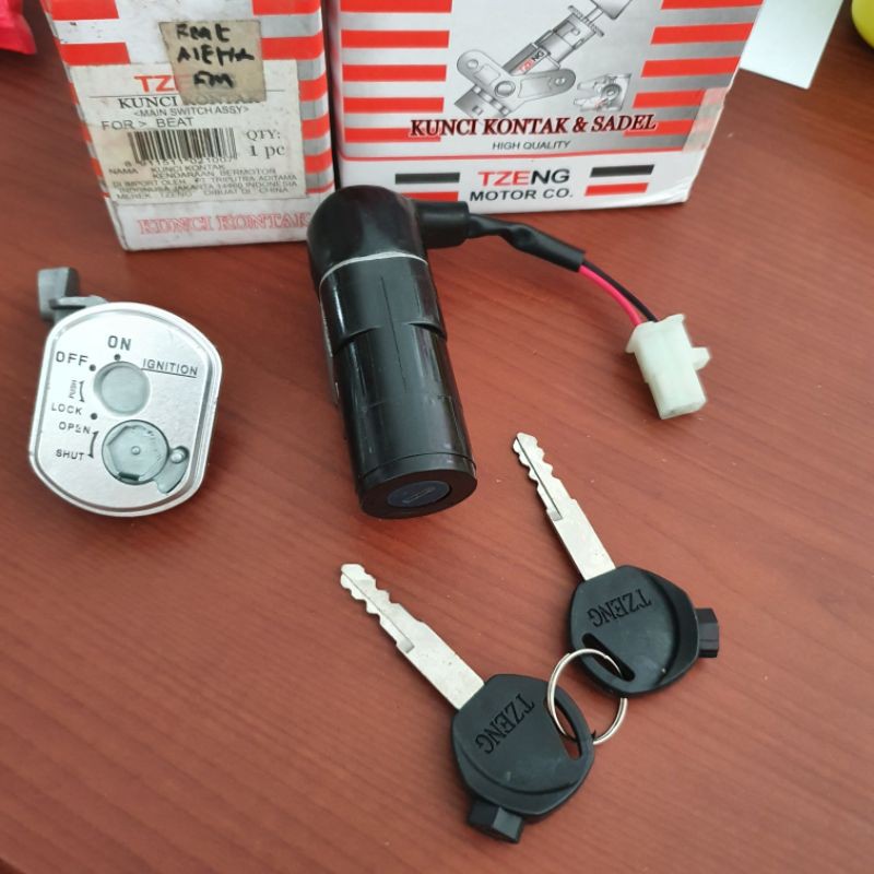 kunci kontak depan beat lama karbu 2008 2009 2010 tzeng osk kontak only depan beat old karbu