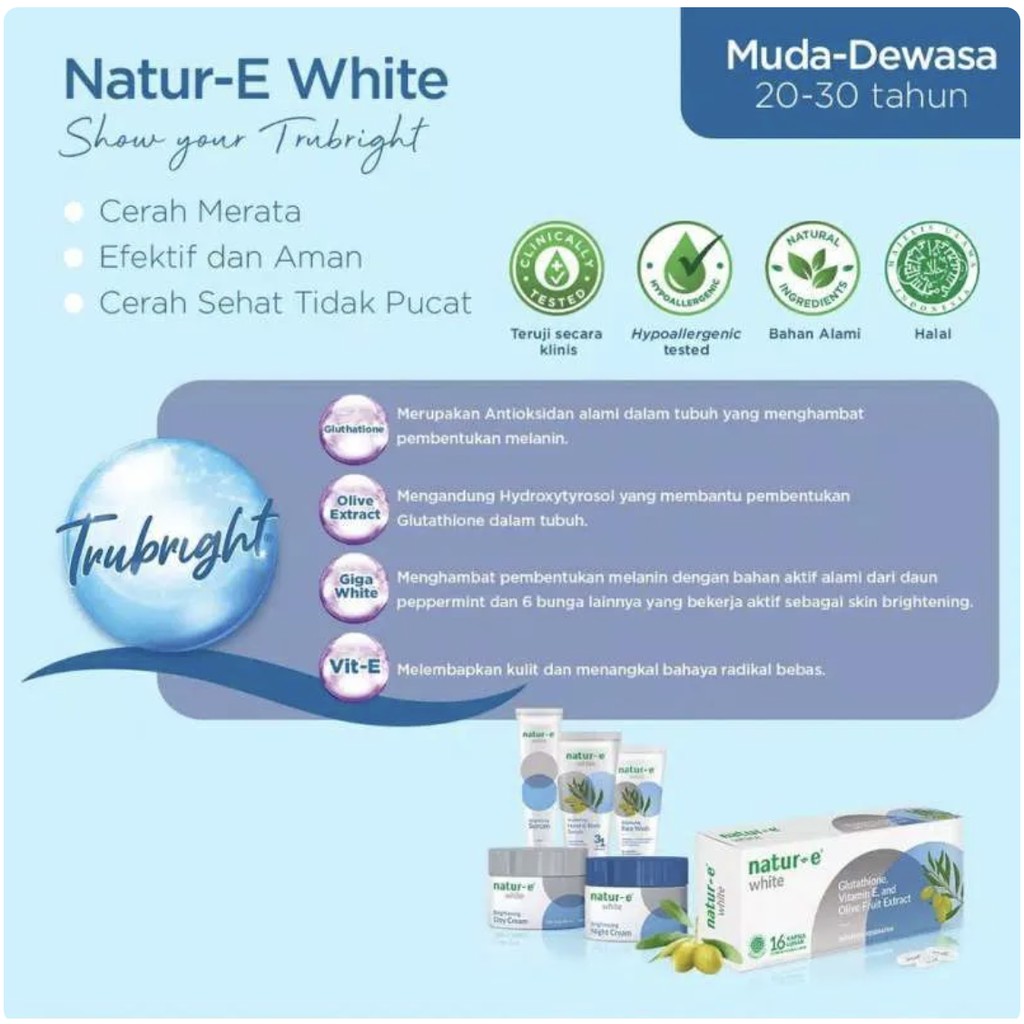 Face Wash Natur E White Series 50ML