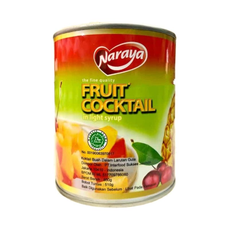 

NARAYA FRUIT COCKTAIL 825 GR | BUAH | MAKANAN KALENG