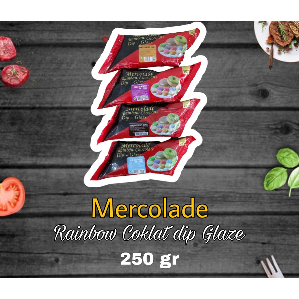 

Mercolade Rainbow Chocolate Dip Glaze 250 gr