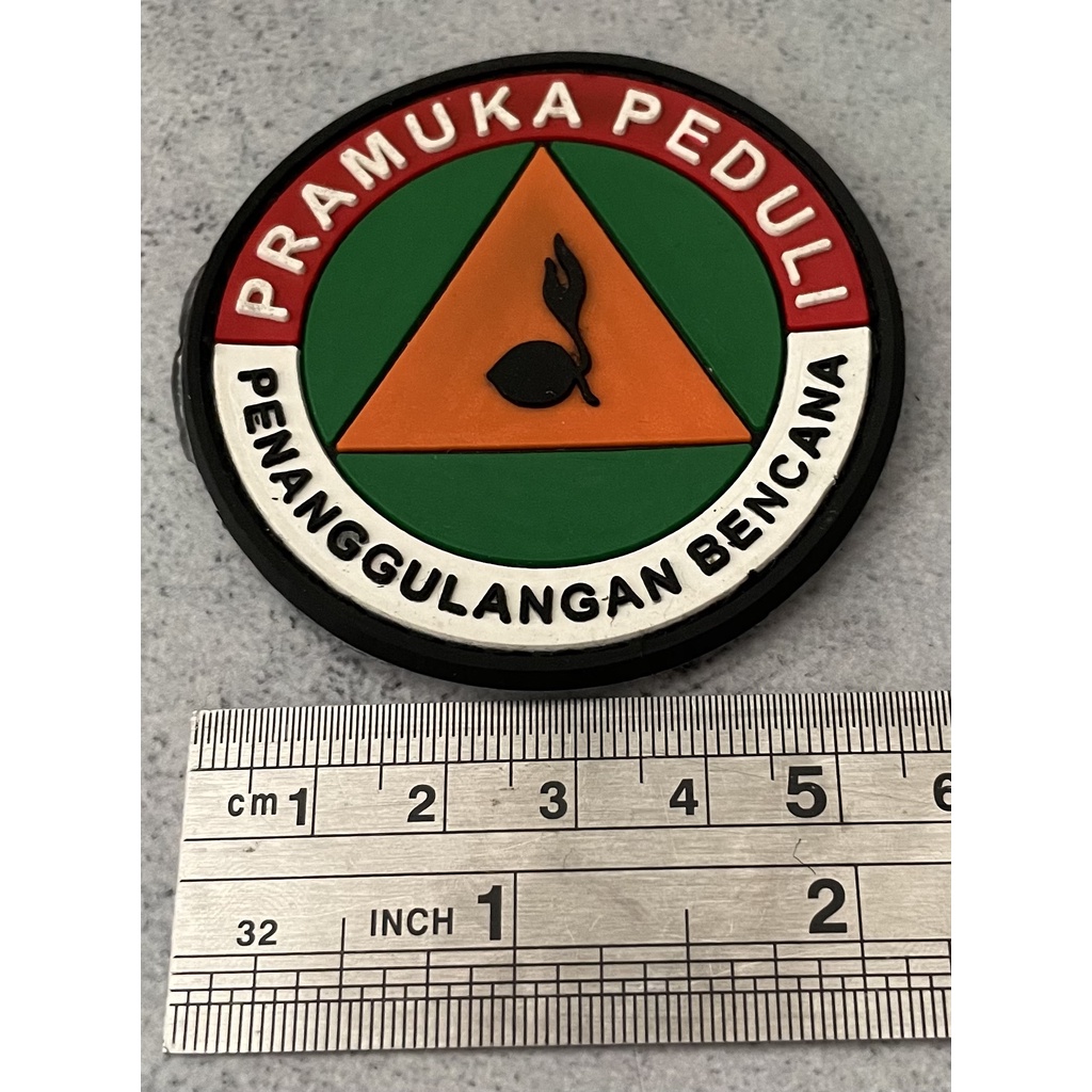 Patch Pramuka (Bulat) - Patch Velcro Pramuka Indonesia - Prepetan