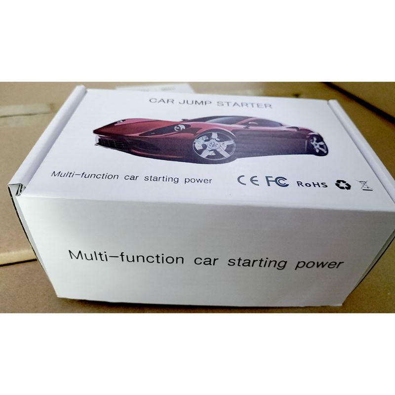 Portable USB Power Bank Car Jump Starter &amp; Flashlight 10000mAh