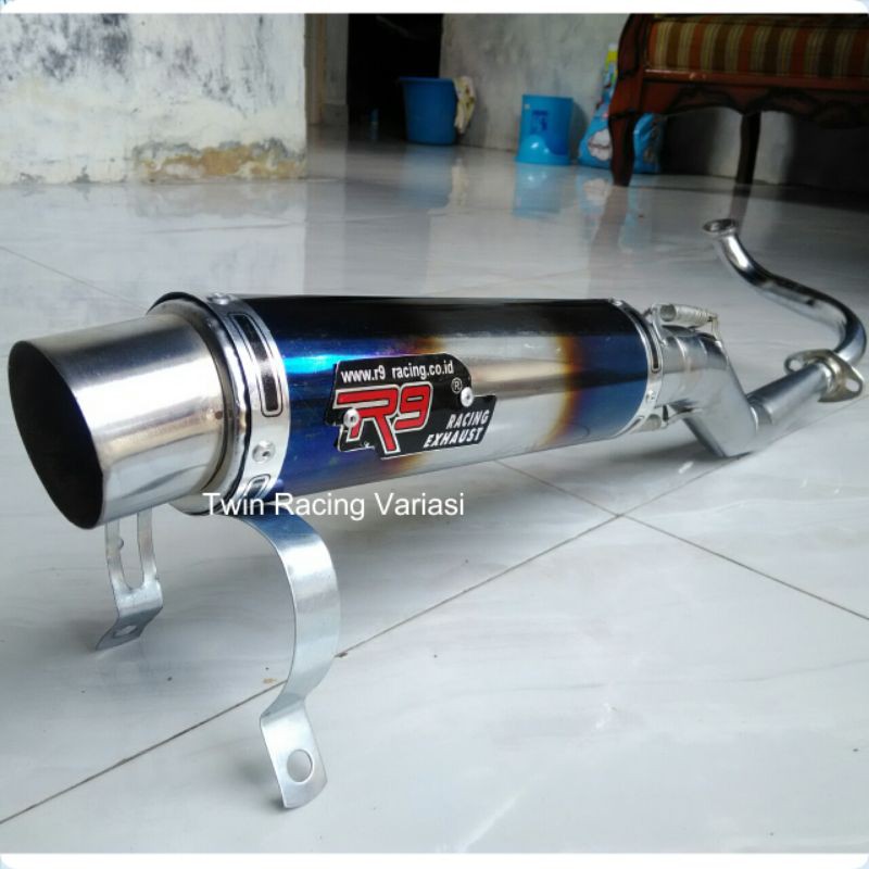 Knalpot Racing R9 Mugello Vario All Series (110 Old / Fi , 125 Old / LED , 150 LED)