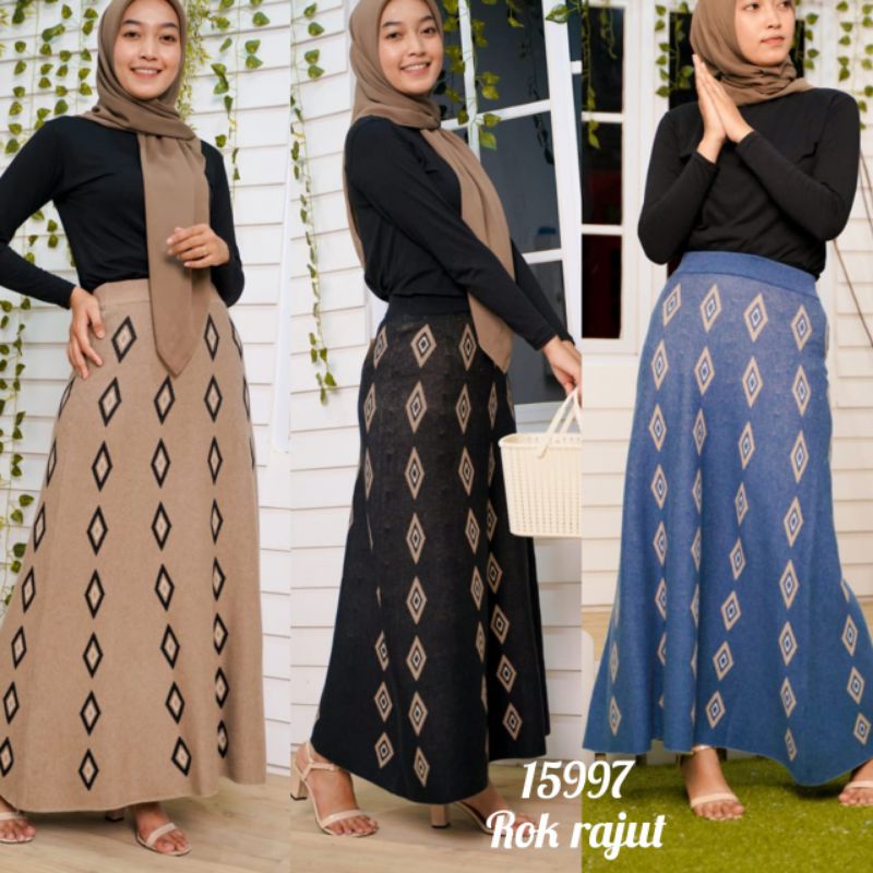 ROK PANJANG ROK RAJUT ROK IMPORT RAJUT IMPORT