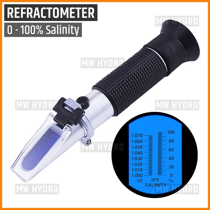 Salinity Refractometer 0-100% / Alat Ukur Kadar Garam