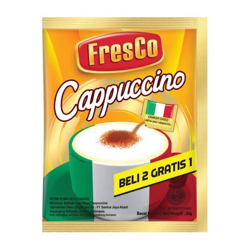 

KOPI KA - (15Pcs) Fresco Cappucino 25gr renceng enak murah