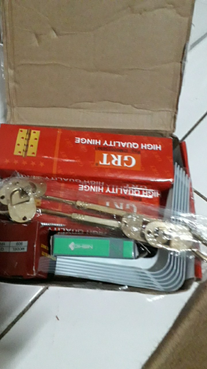 Slot Pintu Kuning 2 L Jendela Plat Tebal Grendel 2 Inch Inci L Barel Bolt