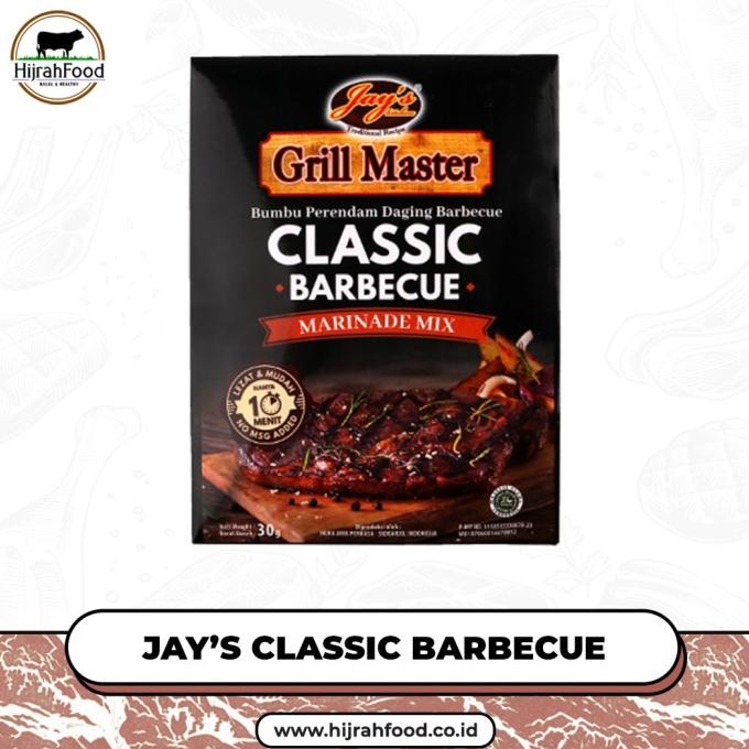 

Jay's Grill Master Marinade Mix : BBQ / Italian / Rotisserie / Burger