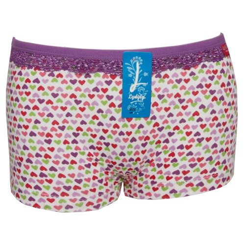 Lydyly - Boyshort Wanita CD L069 | Panty Segiempat Katun Renda
