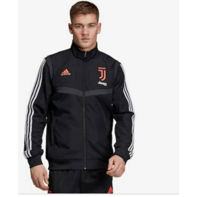 Jaket Bola Juventus Adidas Grade Ori Midlayer 2019/2020 - Hitam