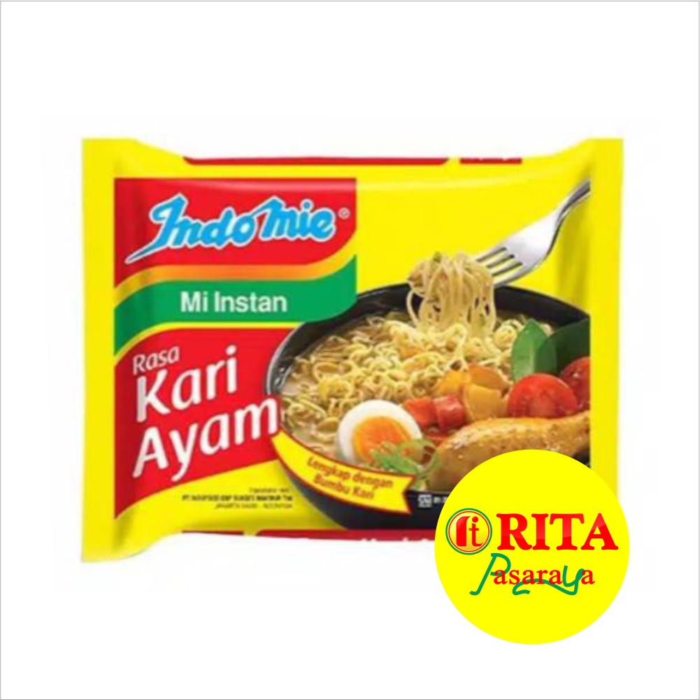

Indomie Kari Ayam Bawang Goreng / Mie Instan 69 Gr