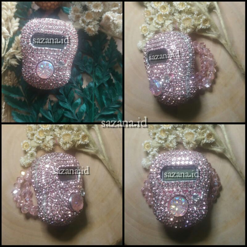 Tasbih digital Swarovski tali manik kristal