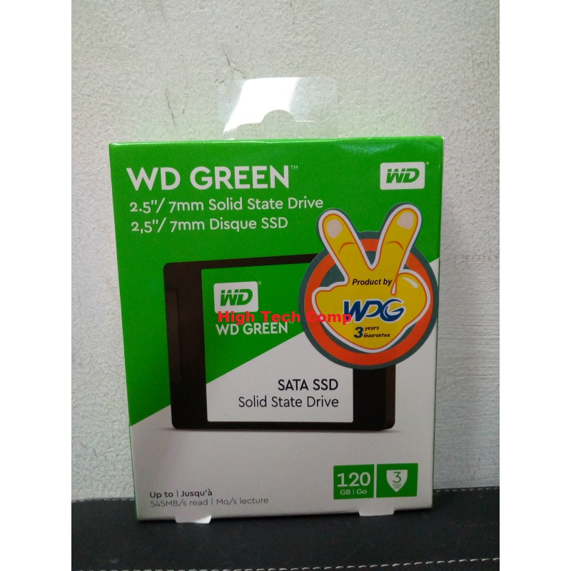 SSD WD Green 2,5" For PC & Laptop 120 GB Murah / Original