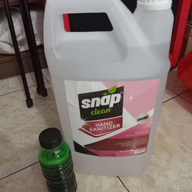 Hand Sanitizer Handsanitizer Cair Snap Clean 4 Liter 4l Bukan Antis Gel 1 2 Liter Gojek Grab