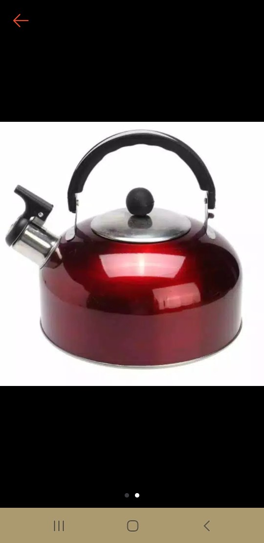 Teko Kattle Teko Siul Stainless Stell Kapasitas 3 Liter Teko Cantik Warna Warni