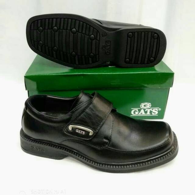 Sepatu kulit GATS RF 8002 Hitam original