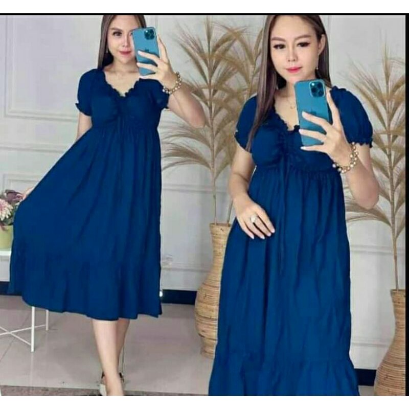 daster elsa ikatan cinta polos