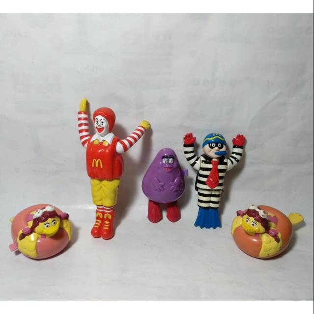 Maskot Mcdonald Happy Meal Underwater 1999 Diving Mcd Mcwave Toys Dive Mcd Jadul Lawas Toy Mascot