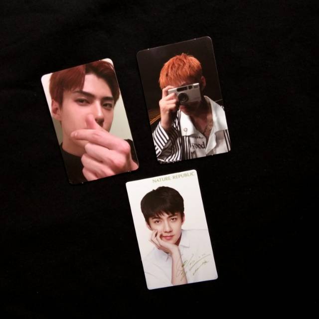 [OFFICIAL] PHOTOCARD SEHUN EXO Moderato, Kokobop Reg B, Nature Republic