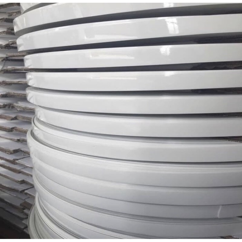 Edging Taco HPL 002 G Putih Kilap / White Gloss Lebar 22mm x Tebal 1mm