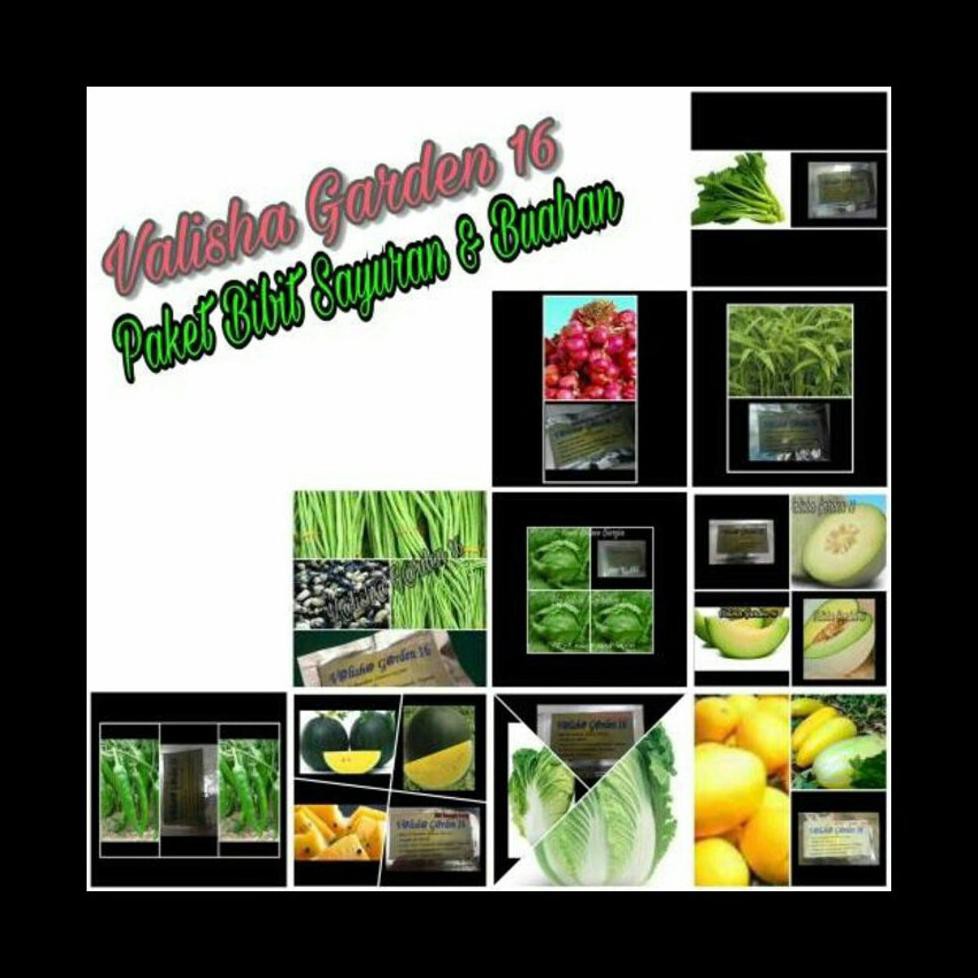 Bibit Buah Paket Hemat Bibit Sayuran & Buah-Buahan 10 Kemasan @_#