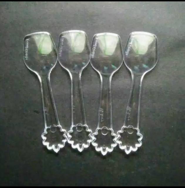 Sendok Plastik Puding Jely - sendok puding - sendok jelly - sendok kecil - sendok - sendok mini
