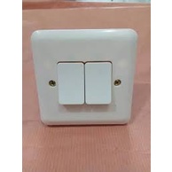 IB tanam IB SAKLAR SERI tanam saklar dinding tanam tembok switch lampu colokan listrik tanam ib seri dexicon ib seri saklar dobel seri