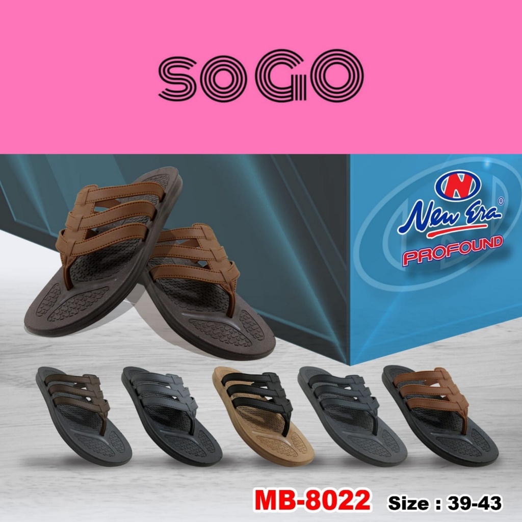 sogo NEW ERA MB E 8022 SANDAL JEPIT PRIA Sandal Karet Pria Distro Casual Sandal Pria Keren Terbaru