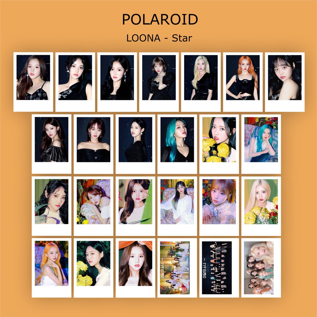 PL029 Polaroid LOONA Star Isi 25 pcs MURAH