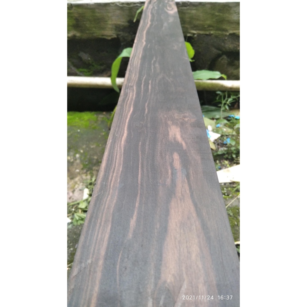 Papan Balok Kayu Ebony Hitam Asli