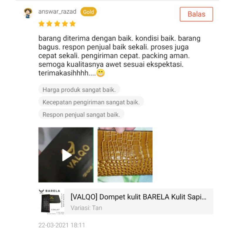 [VALQO] Dompet kulit BARELA Kulit Sapi motif Buaya untuk Pria Wanita Cewek Cowok COD