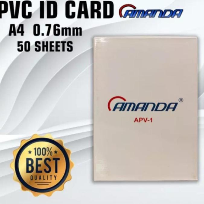 

SALE kertas pvc card kit 200x300mm 5set