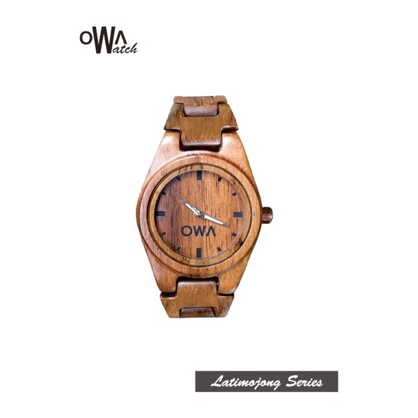 Jam tangan owa / jam tangan kayu / jam tangan couple analog fullset / jam tangan pria / kado