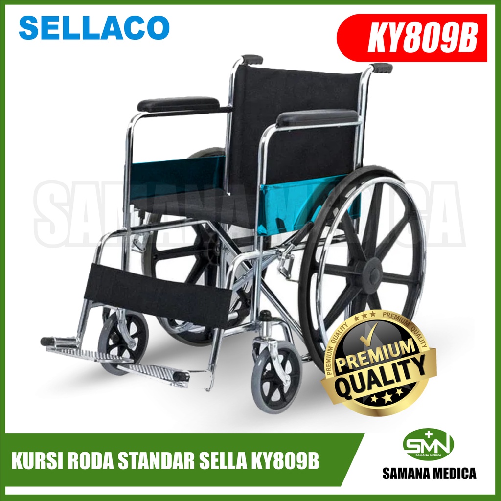 Kursi Roda STANDART VELEG RACING merk SELLA / LUNA LIFE / GEA Velg Racing