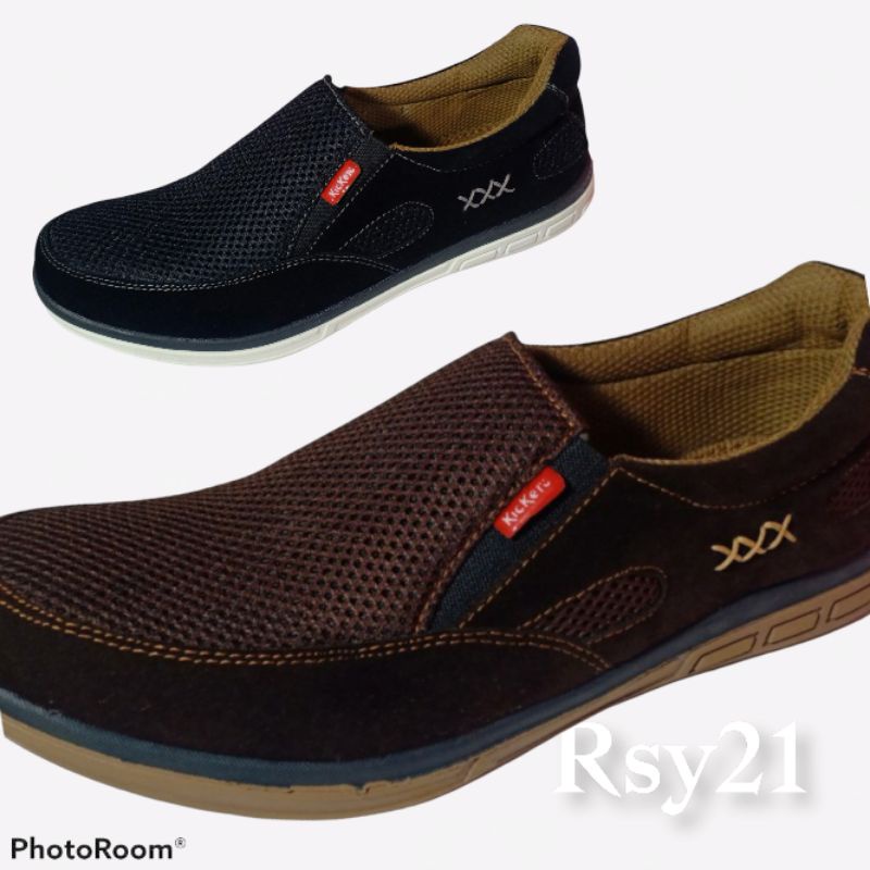 Sepatu Pria Casual Slip On Kerja Murah