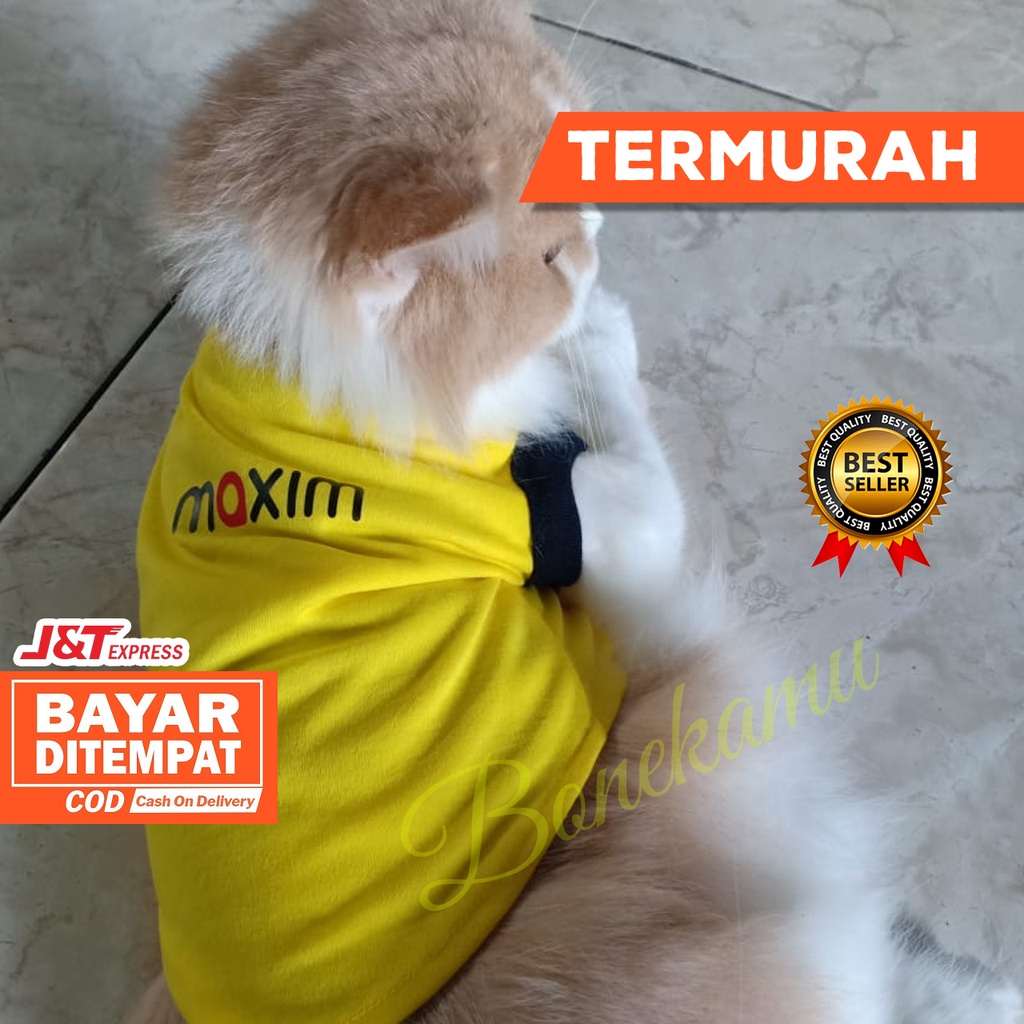 [REKOMENDASI] BAJU KUCING BAJU ANJING KELINCI MOTIF DRIVER ONLINE