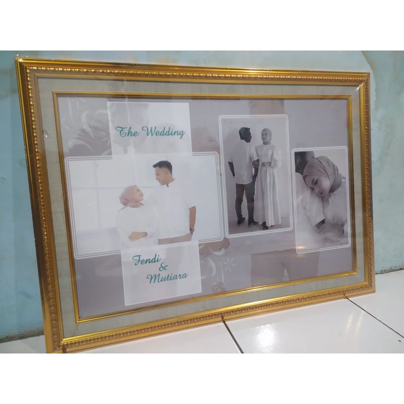 Cetak Foto Prewedding + Bingkai Murah 40x60cm