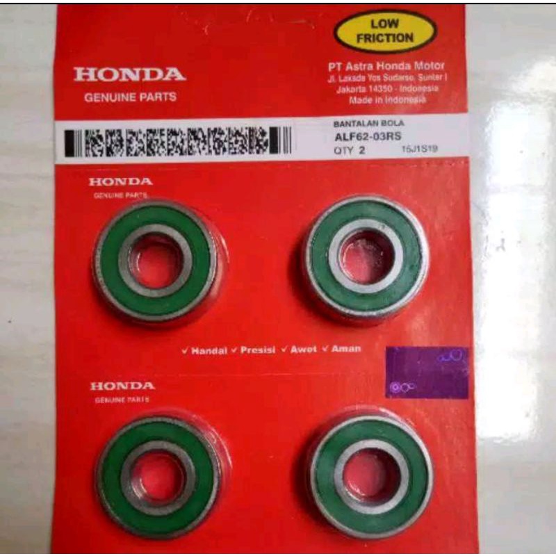 Bearing/lahar 6203 bantalan bola lahar press Honda 6203 hijau 1 pcs