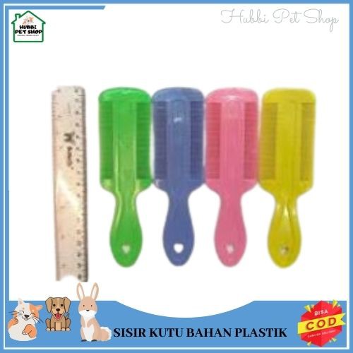 SISIR KUTU HEWAN BAHAN PLASTIK