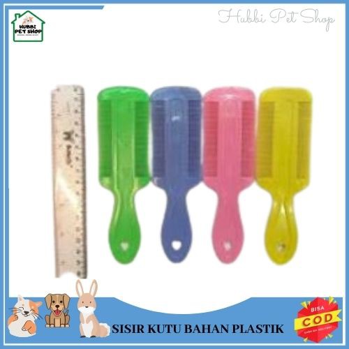 SISIR KUTU HEWAN BAHAN PLASTIK