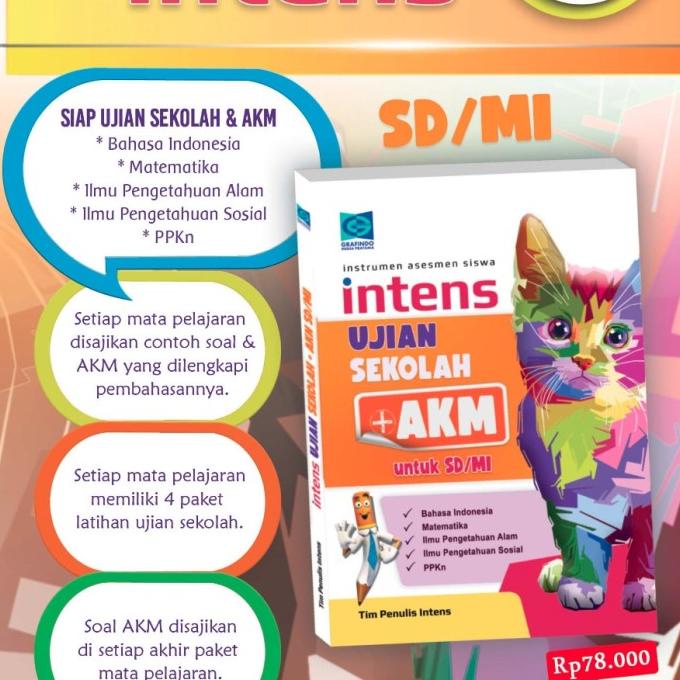 

Buku Soal - Intens Ujian Sekolah SD + AKM - Original Star Seller Termurah