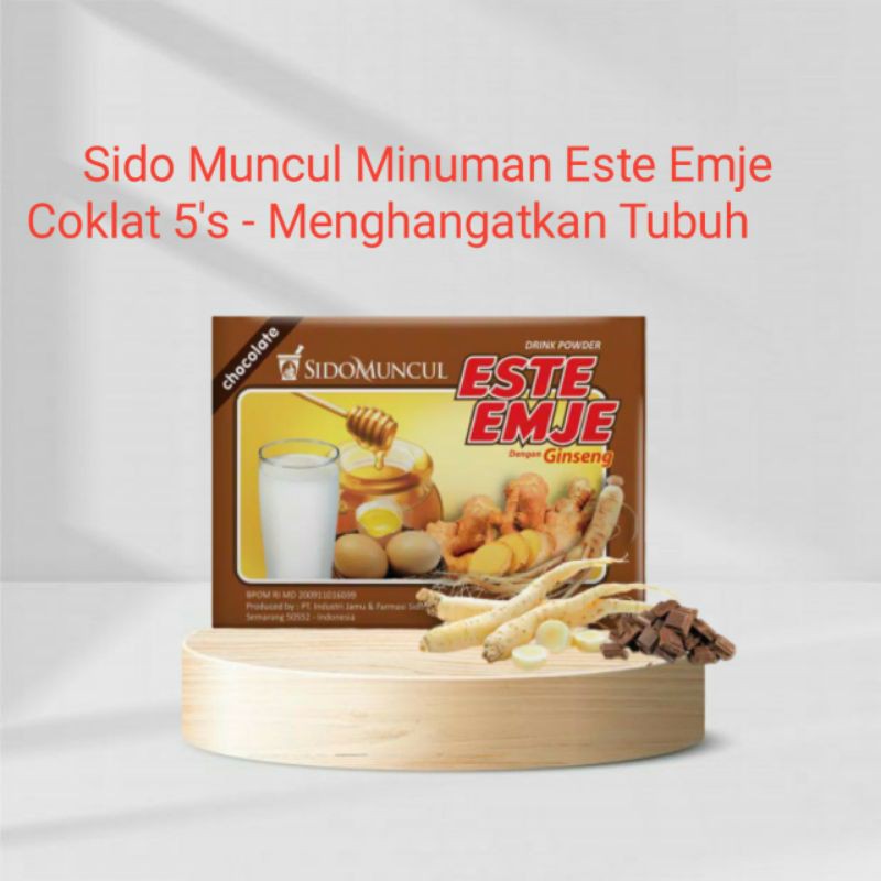 

Sido Muncul Minuman Este Emje Coklat 5's - Menghangatkan Tubuh