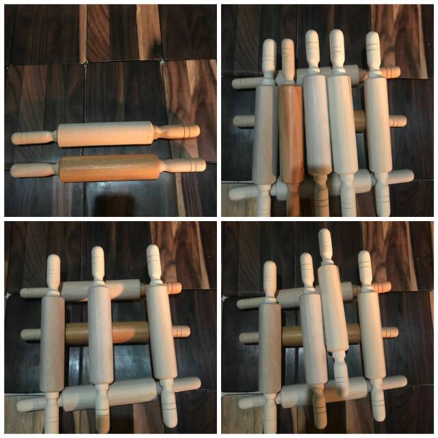 Rolling pin kayu / gilingan adonan kue