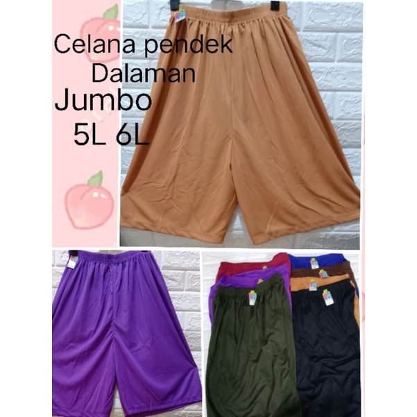 Celana Pendek Dalaman JUMBO 5L - 6L(330) Daleman dirumah Wanita /Cewek