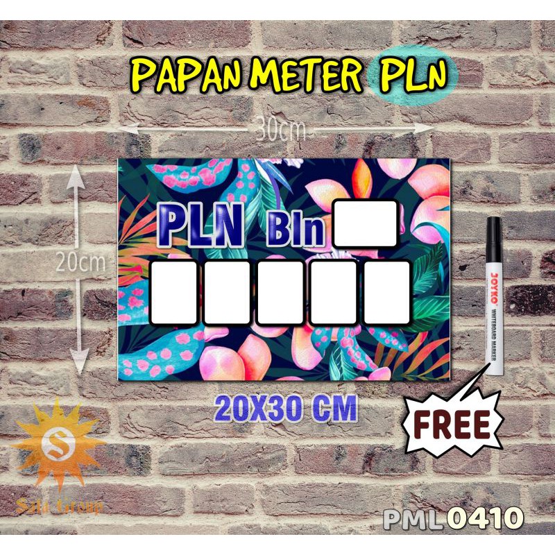 

Safa Papan Meter Listrik PLN PAM motif Unik - Tropical 10