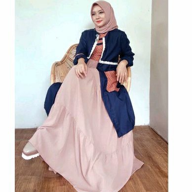 Set Dress Lebaran. Dres Deura Terbaru D279