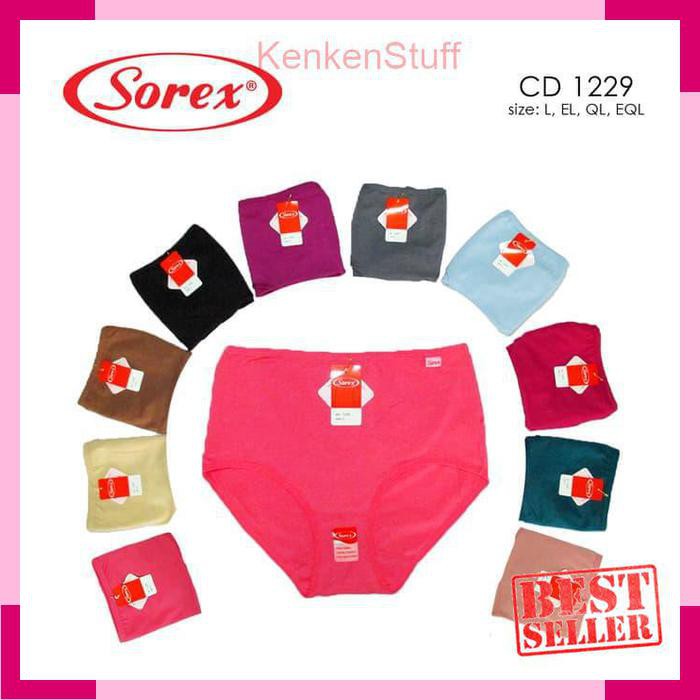 Celana Dalam Wanita Sorex 1229 Ukuran EQL atau XXXL Dijamin Murah